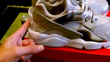 Nike Air Huarache PRM LE (Metallic silver)