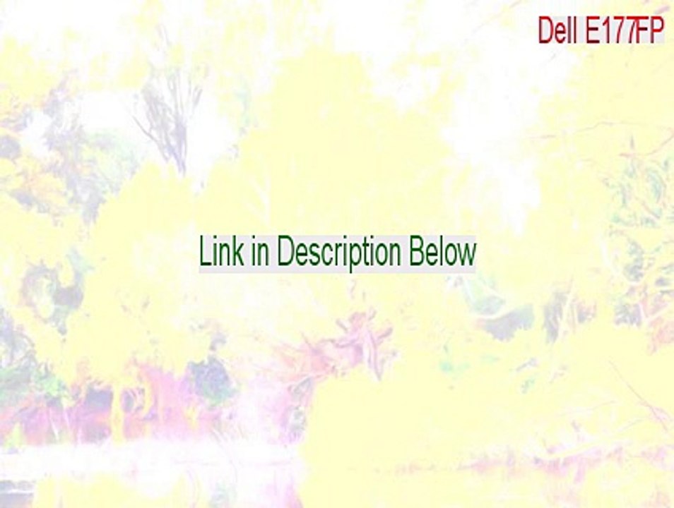 Dell E177FP Full Download - Instant Download 2015