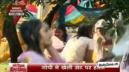 Gopi Ne Apni Betiyon Sang Khoob Kheli Holi!! - Saathiya - 12th March 2015