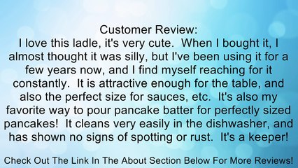 Oneida Serving Sauce Ladle Review