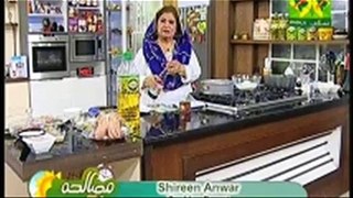 Masala Morning Shireen Anwar - M Nuggets , Beef Cheese Burgers , Strawberry Cream Cake Recipe on Masala Tv - 9th March 2015