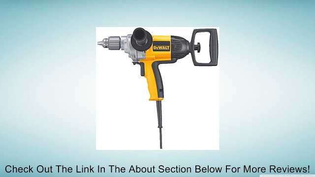 DEWALT DW130 1/2-Inch Heavy Duty Reversing 7.0 Amp Spade Handle Drill Review