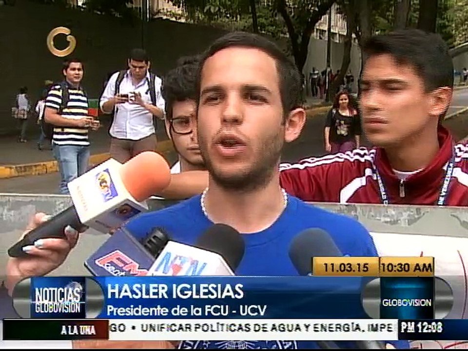 Universitarios protestaron por la inseguridad en la UCV