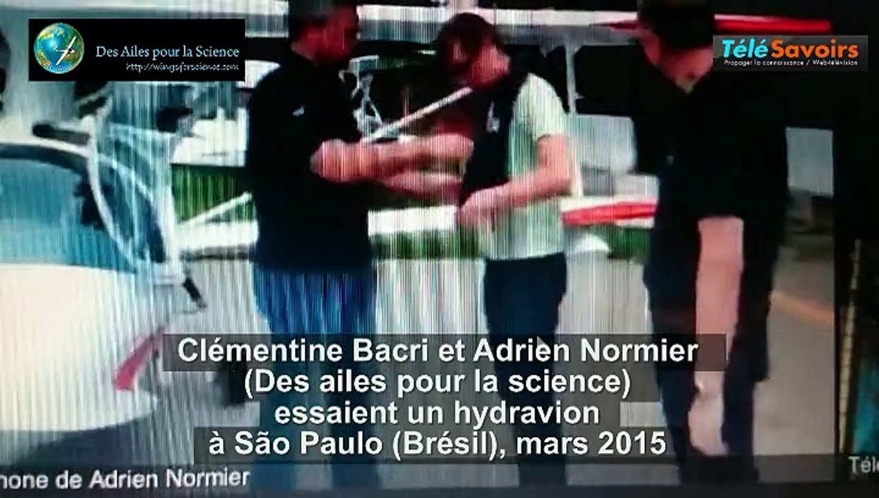 En direct depuis São Paulo à bord de l’hydravion des Ailes pour la science