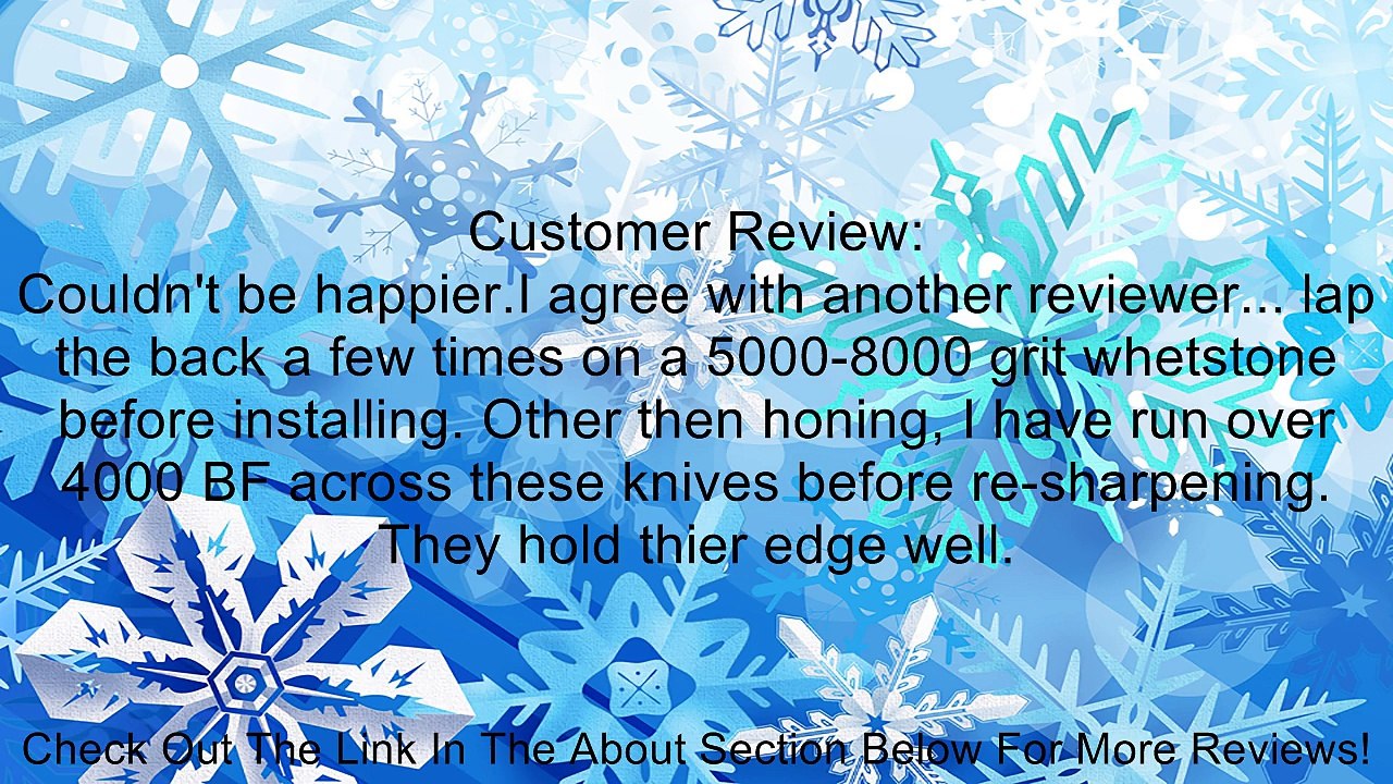 Freud C350 6-by-5/8-by-1/8-Inch Jointer Knives, 3-Pack Review