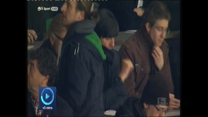 Joachim Löw at SC Freiburg v SV Werder Bremen