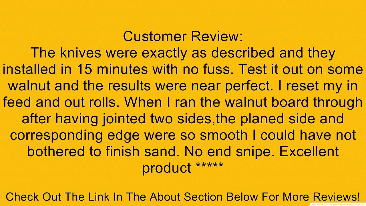 Freud C600 10-Inch Replacement Planer Knives for Ryobi AP10 (2-Pack) Review