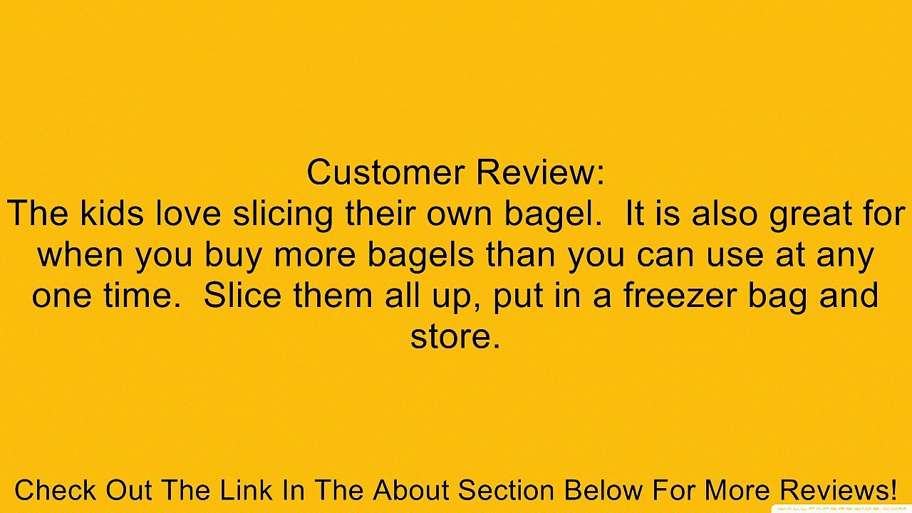 Chef's Choice 680 Bagel Pro Electric Bagel Slicer Review