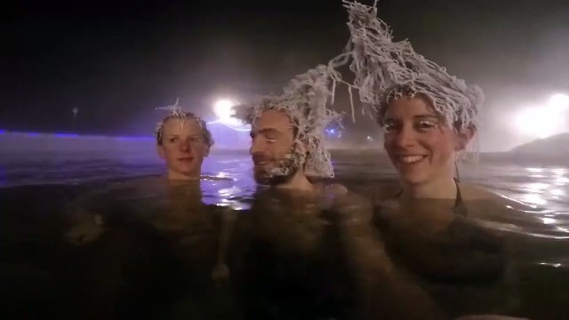 Concours de cheveux congelés au Canada