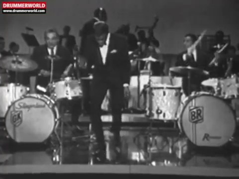 BUDDY RICH, GENE KRUPA & SAMMY DAVIS JR. – The legendary „DRUM BATTLE“ (1966, HD)