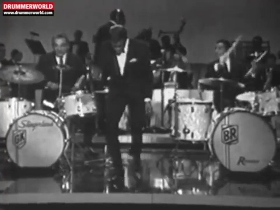BUDDY RICH, GENE KRUPA & SAMMY DAVIS JR. – The legendary „DRUM BATTLE“ (1966, HD)