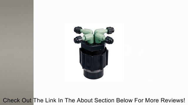 Orbit Drip Irrigation System 4-Port Watering Manifold, 1/4 Dripper Tube, 61004D Review