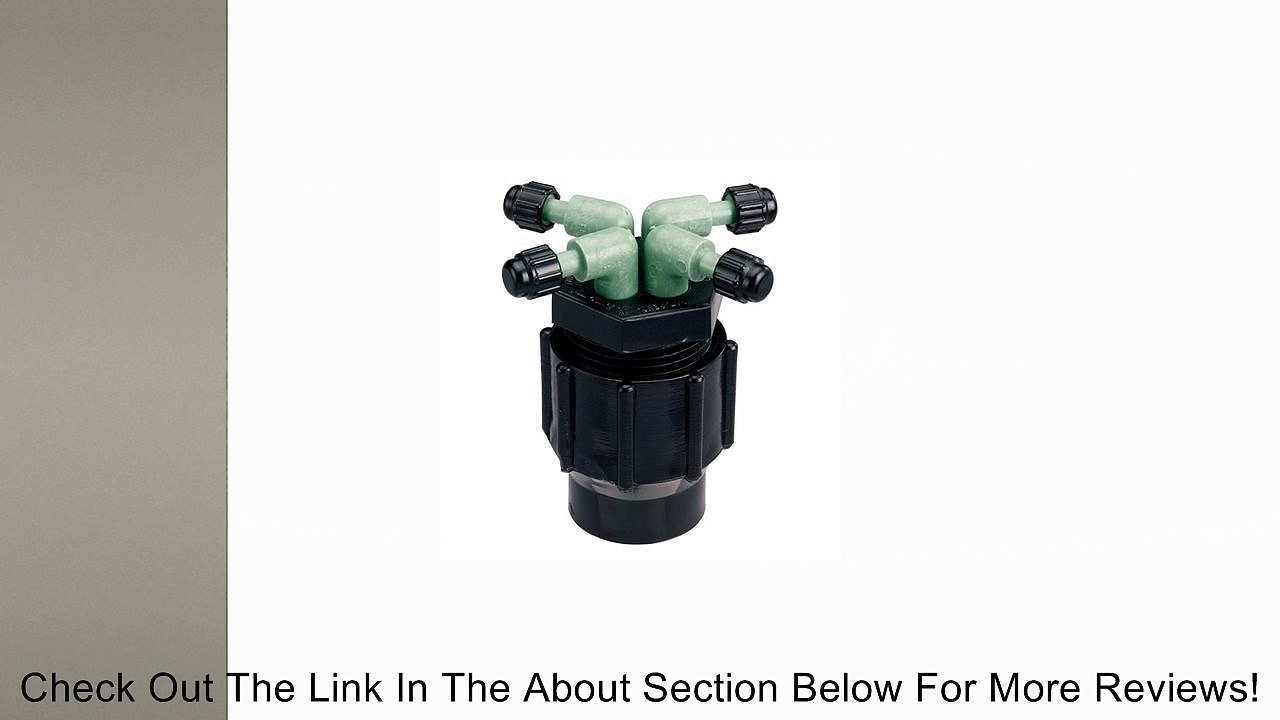 Orbit Drip Irrigation System 4-Port Watering Manifold, 1/4" Dripper Tube, 61004D Review