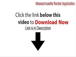 Massachusetts Rental Application Download Free - massachusetts rental application fee (2015)