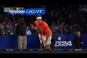 Roger Federer Stunned By Kids Perfect Lob Shot