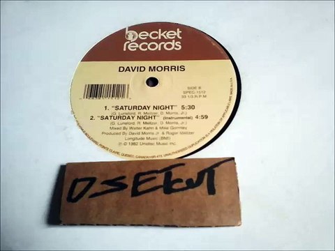 DAVID MORRIS -SATURDAY NIGHT(RIP ETCUT)BECKET REC 82
