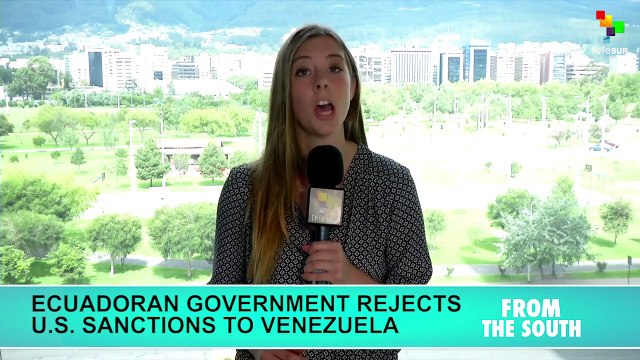 Ecuadoran government rejects US sanctions against Venezuela