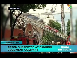 Argentina: Arson destroys documents on economic fraud