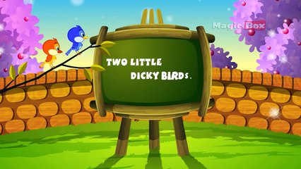 Download Video: Two Little Dicky Birds - English Nursery Rhymes - Cartoon - Animated Rhymes For Kids