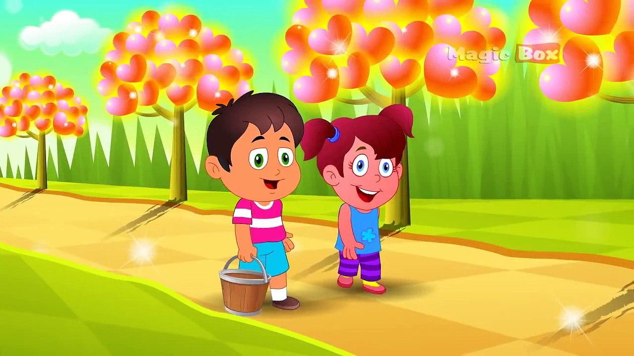 Jack and Jill - English Nursery Rhymes - Cartoon - Animated Rhymes For Kids