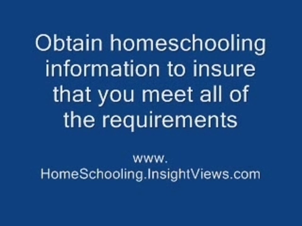 Home Schooling Information