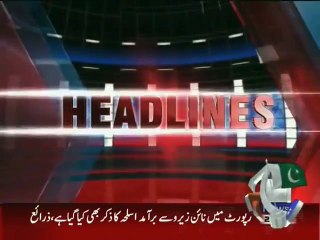 Aaj Shahzeb Khanzada Kay Sath's Headlines (11-03-2015)