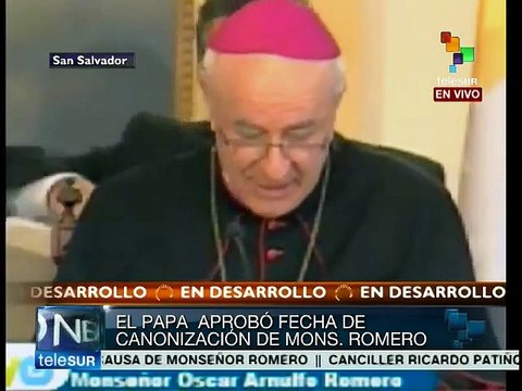Monseñor Vincenzo Paglia anuncia beatificación de Oscar Arnulfo Romero