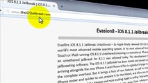 iOS 8.1.3 Evasion officiel Tutoriel complet Jailbreak Untethered iPhone, iPad iPod Touch