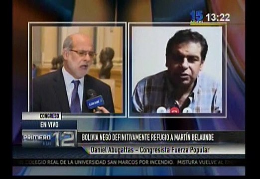 Martín Belaunde Lossio: Abugattás le pide a Dios “acabar con novela de ex asesor