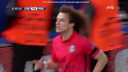 David Luiz 1:1 | Chelsea - PSG 11.03.2015 HD