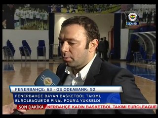 İsfendiyar Zülfikari Röportajı - Fenerbahçe 63 – 52 Galatasaray Odeabank