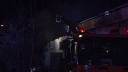 Nilüfer'de Fabrika Yangını