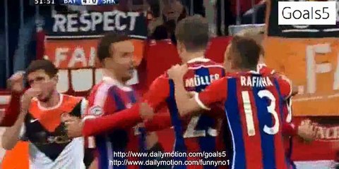 Thomas Müller 2 nd Goal Bayern Munich 4 - 0 Shakhtar Champions League 11-3-2015