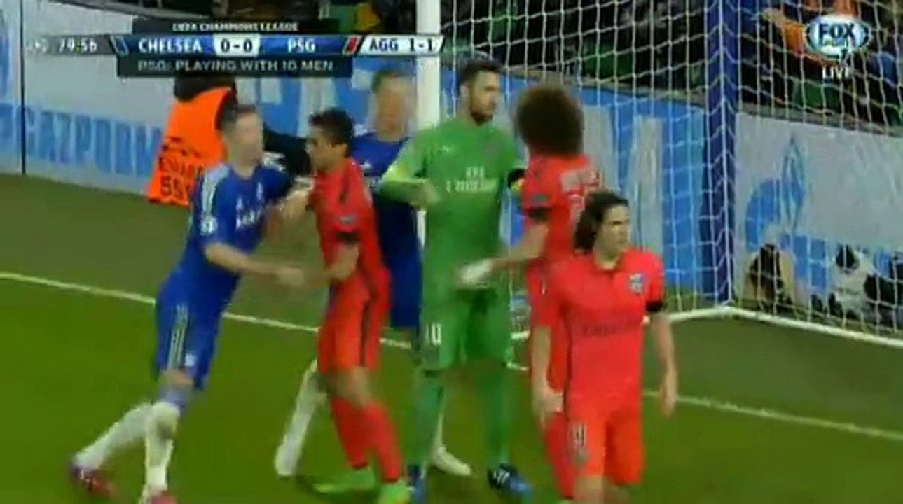 Gary Cahill Goal Chelsea 1 - 0 PSG 11/03/2015 - Champions league
