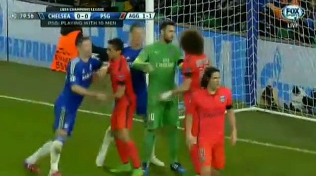 Gary Cahill Goal Chelsea 1 - 0 PSG 11/03/2015 - Champions league