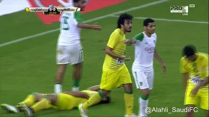 Full HD - الشوط الاول مباراة الاهلي و نجران  11-3-2015