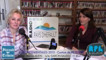 PEZENAS - 2015 - ELECTIONS DEPARTEMENTALES 2015 - CANTON de  PEZENAS - Julie GARCIN-SAUDO - Marion BLEIN