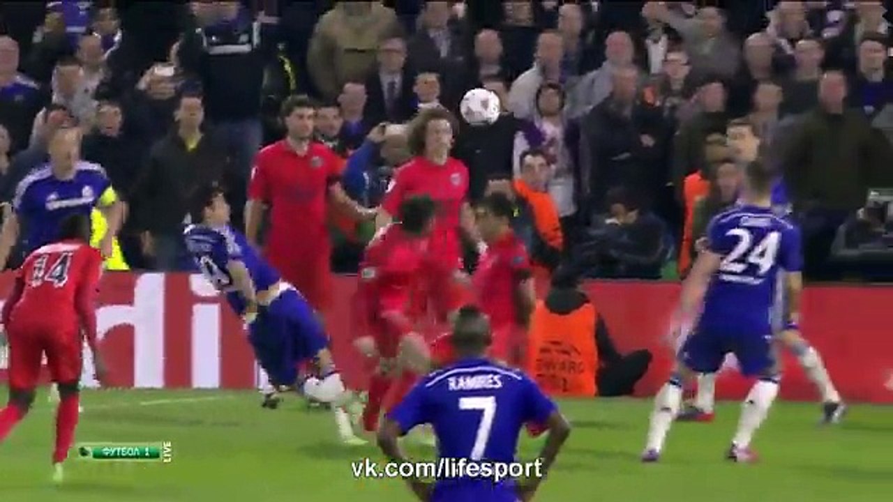Chelsea vs PSG 2-2 Full time result all goals and highlights Champions League 11.03.2015