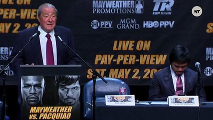 Promoter Talks About Holocaust At Pacquiao-Mayweather Presser