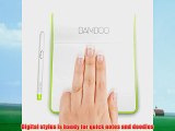 Wacom Bamboo Pad Wireless Touchpad with Digital Stylus - White and Green