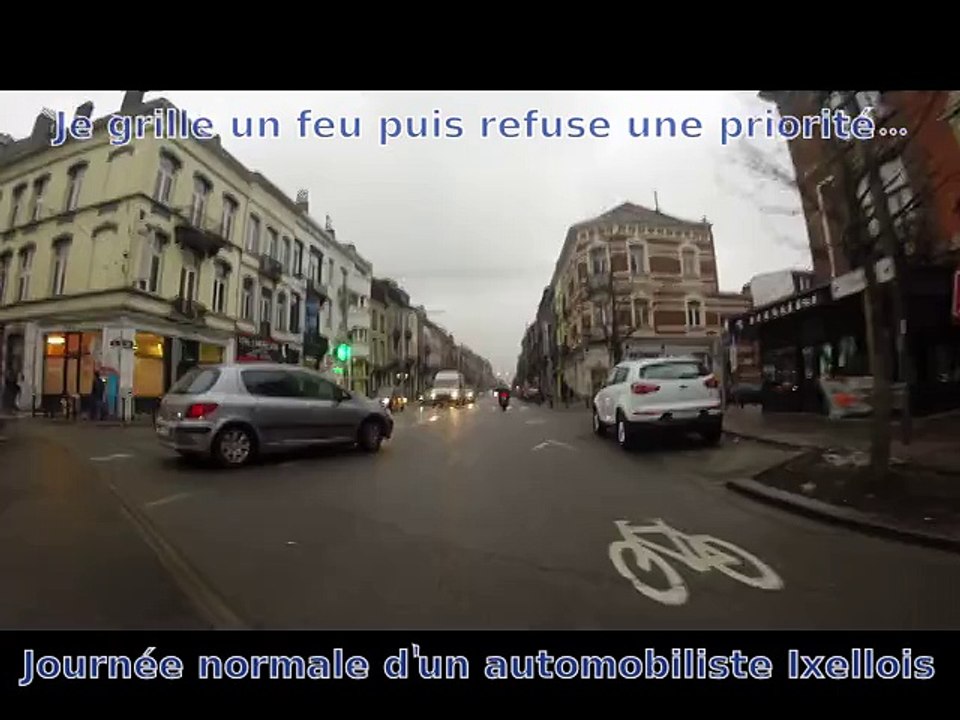 Journée ordinaire d'un automobiliste à #Ixelles