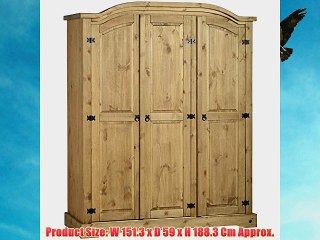 Seconique Corona 3 Door Wardrobe