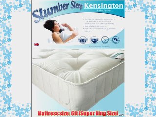 BRAND NEW SLUMBER SLEEP 6ft SUPER KING SIZE 1200 POCKET SPRUNG MATTRESS