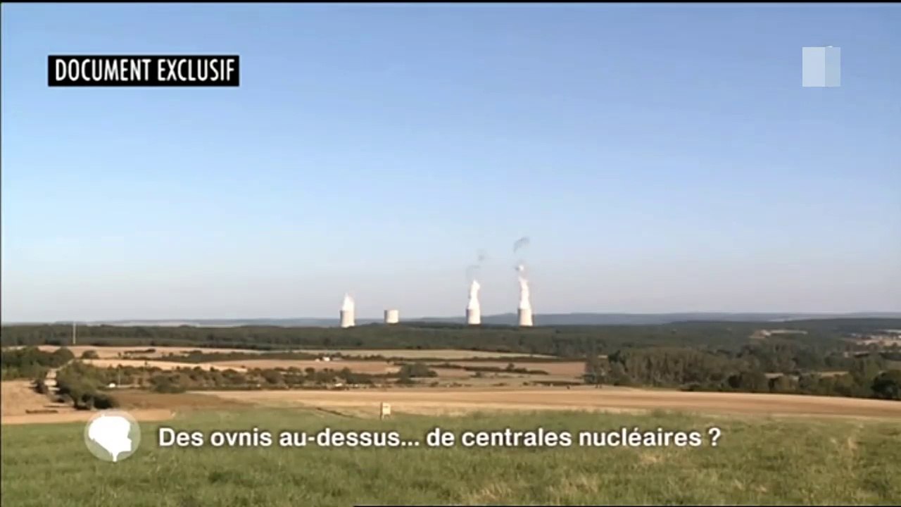 Ovni survolant une centrale nucleaire - 2012