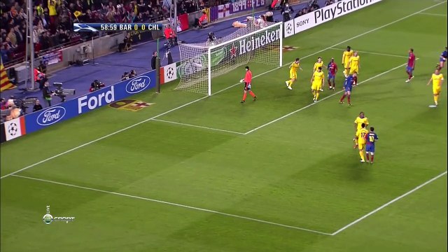 الشوط التاني مباراة برشلونة 0-0 تشيلسي - ذهاب نصف نهائي دوري ابطال 2009