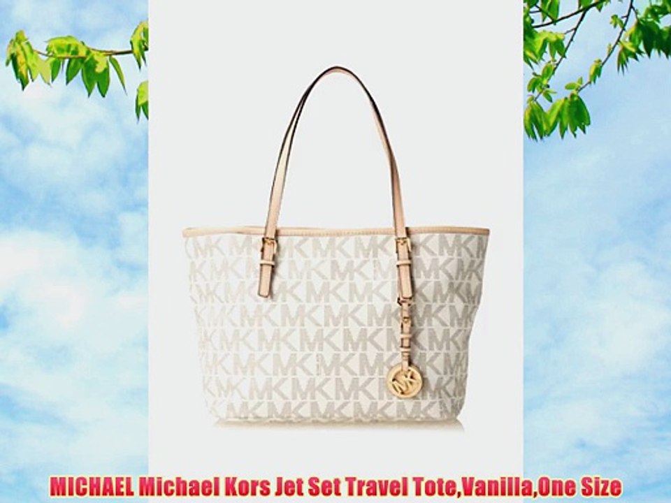 MICHAEL Michael Kors Jet Set Travel ToteVanillaOne Size