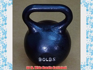 90 lb. Wide Handle Kettlebell