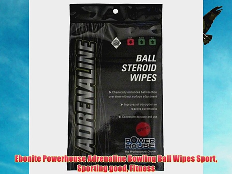Ebonite Powerhouse Adrenaline Bowling Ball Wipes Sport Sporting good Fitness