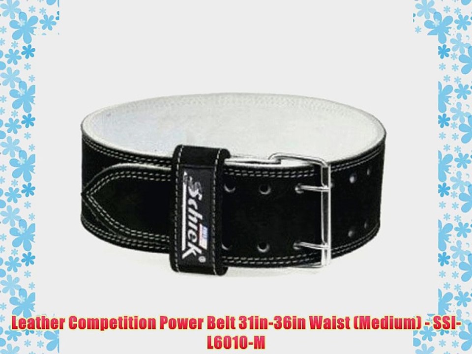 Leather Competition Power Belt 31in-36in Waist (Medium) - SSI-L6010-M