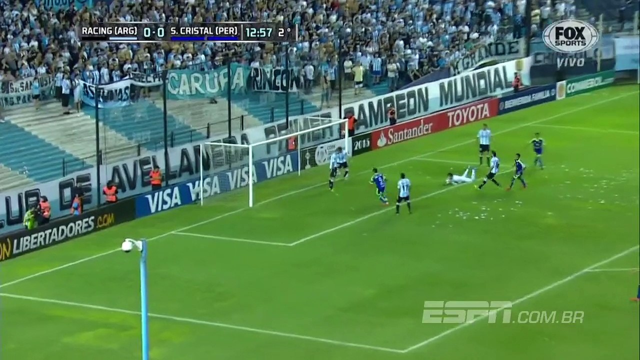 Libertadores da America Gols de Racing 1-2 Spor...